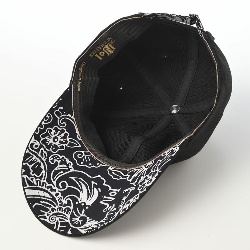 ノルのキャップ Batik Tasik Stitch Long（バティック タシック ステッチ ロング） ブラック