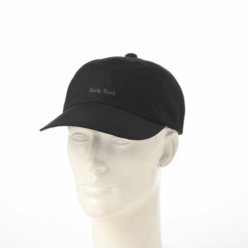 ノルのキャップ Batik Tasik Stitch Long（バティック タシック ステッチ ロング） ブラック
