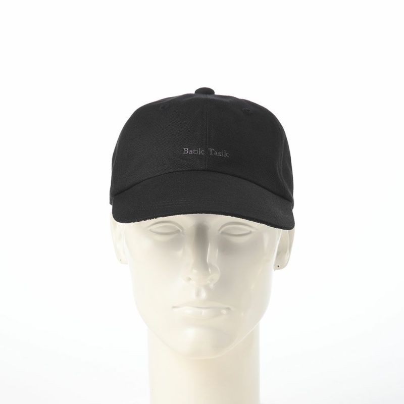 ノルのキャップ Batik Tasik Stitch Long（バティック タシック ステッチ ロング） ブラック