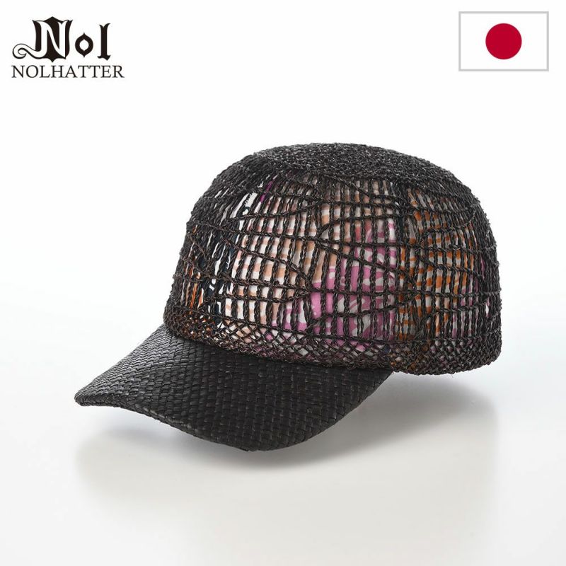 ノルのキャップ Peep the Batik（ピープ ザ バティック） ブラック