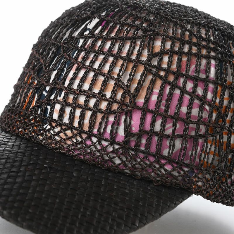 ノルのキャップ Peep the Batik（ピープ ザ バティック） ブラック