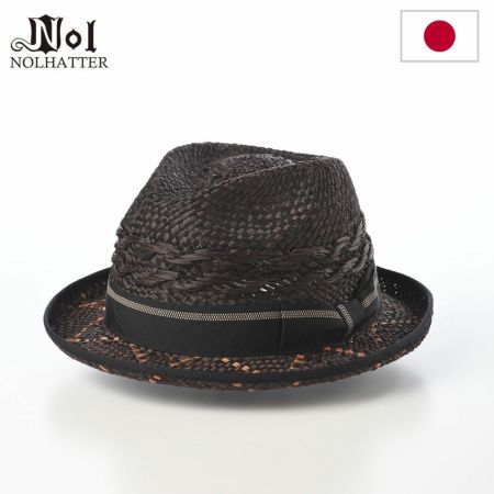 ノルのパナマハット Panama 凸凹（パナマ デコボコ） ブラック