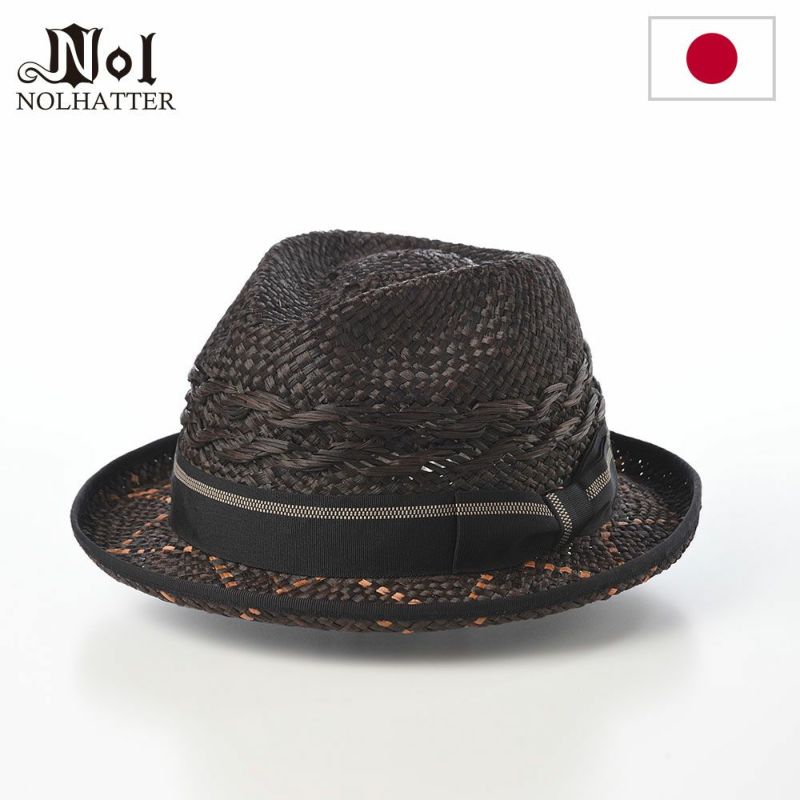 ノルのパナマハット Panama 凸凹（パナマ デコボコ） ブラック