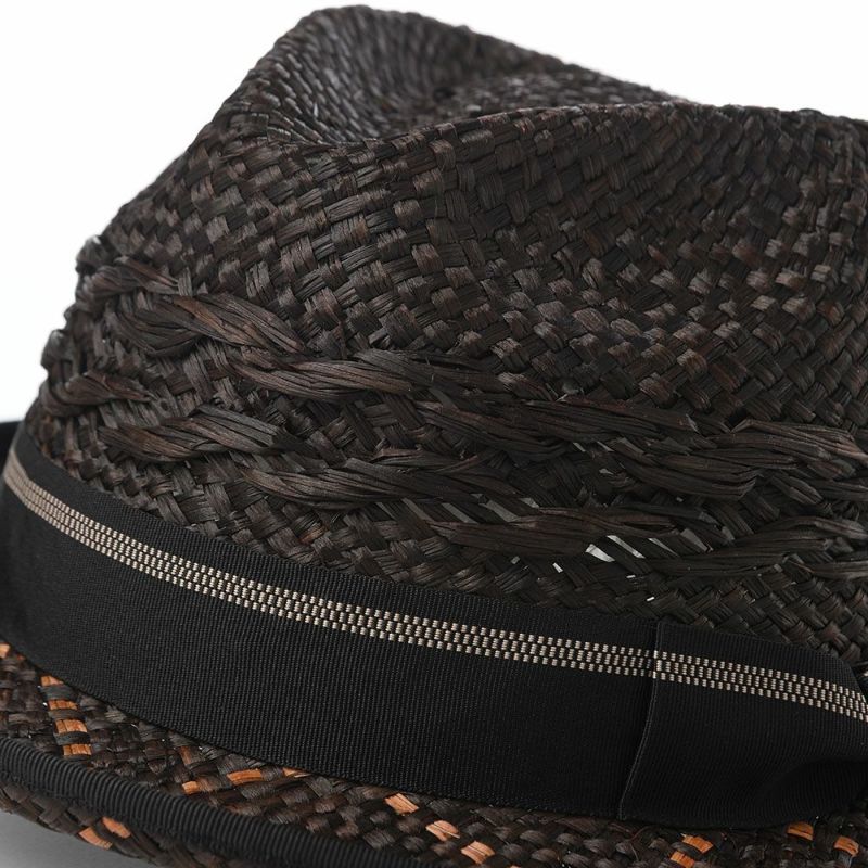 ノルのパナマハット Panama 凸凹（パナマ デコボコ） ブラック