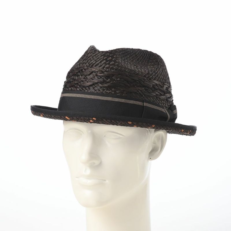 ノルのパナマハット Panama 凸凹（パナマ デコボコ） ブラック