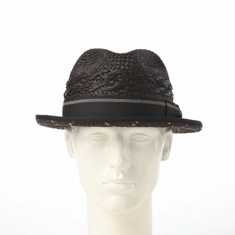 ノルのパナマハット Panama 凸凹（パナマ デコボコ） ブラック