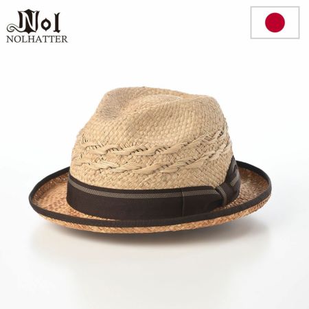 本パナマ　総柄　ナチュラル x ブラック ノル カンカン帽 New panama kopi Kankan satu（ニューパナマ