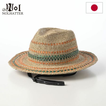 ノルのストローハット パンダンと水草 ナチュラル