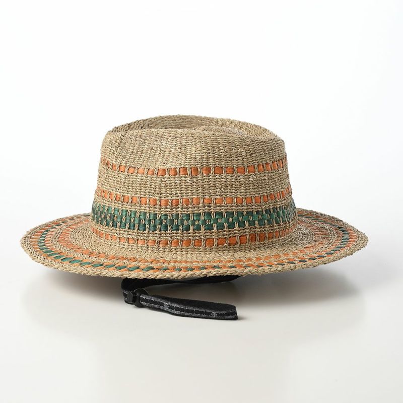 ノルのストローハット パンダンと水草 ナチュラル