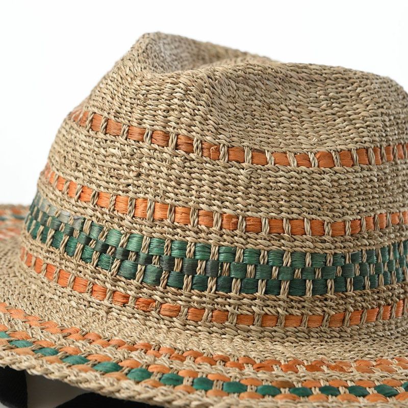 ノルのストローハット パンダンと水草 ナチュラル