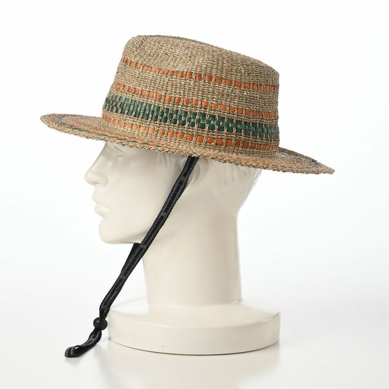 ノルのストローハット パンダンと水草 ナチュラル