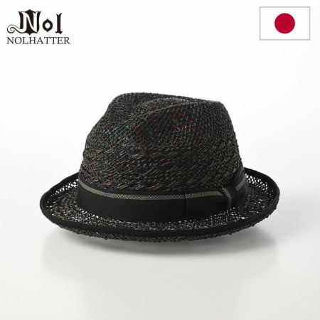 ノルのストローハット Pilin pandan dia（ピリンパンダン ダイア） ブラック