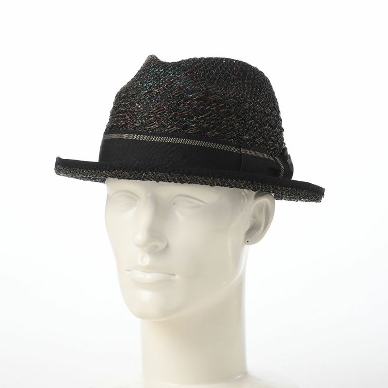 ノルのストローハット Pilin pandan dia（ピリンパンダン ダイア） ブラック