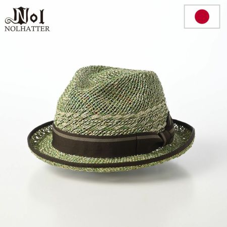 ノルのストローハット Pilin pandan dia（ピリンパンダン ダイア） グリーン