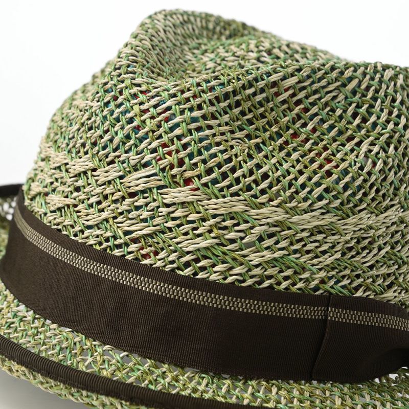 ノルのストローハット Pilin pandan dia（ピリンパンダン ダイア） グリーン