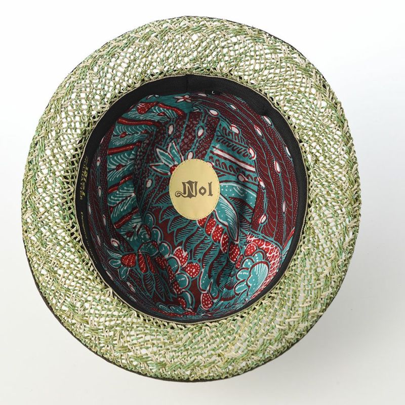 ノルのストローハット Pilin pandan dia（ピリンパンダン ダイア） グリーン