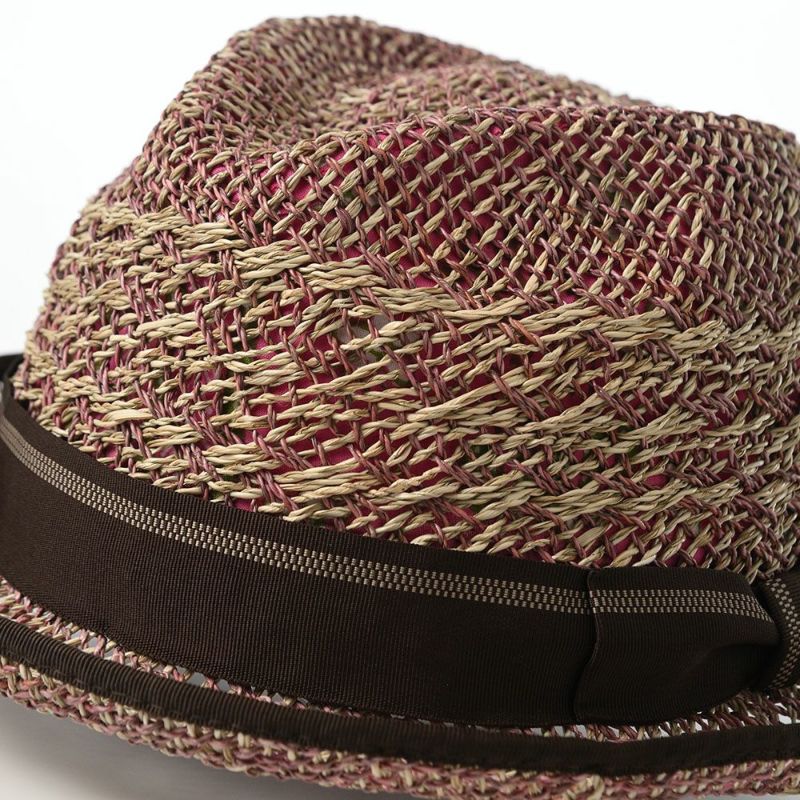 ノルのストローハット Pilin pandan dia（ピリンパンダン ダイア） パープル