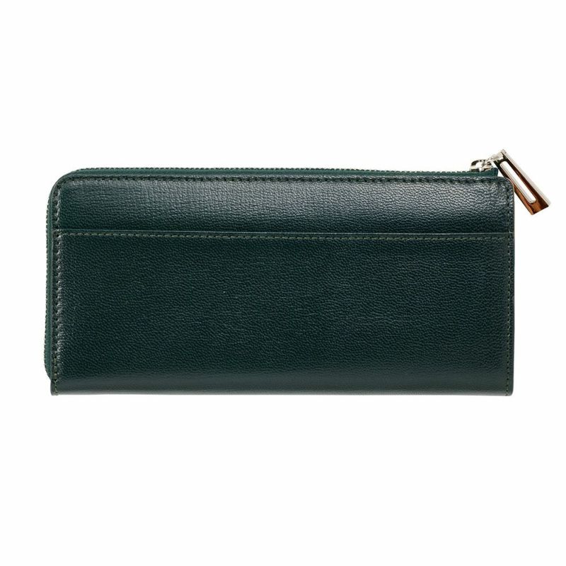 ミラグロの長財布 Palmellato Goat Leather L-zip Wallet（パルメラートゴートレザー L字ファスナー ウォレット） CA-PG-654 グリーン