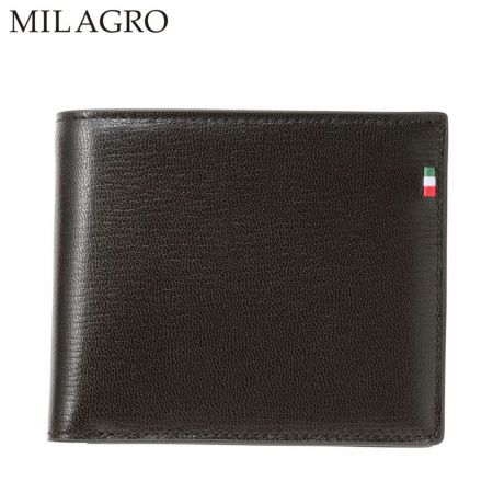 ミラグロの札入れ Palmellato Goat Leather Billfold（パルメラートゴートレザー ２つ折り札入れ） CA-PG-671 ダークブラウン