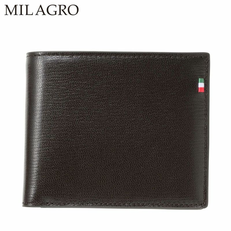 ミラグロの札入れ Palmellato Goat Leather Billfold（パルメラートゴートレザー ２つ折り札入れ） CA-PG-671 ダークブラウン