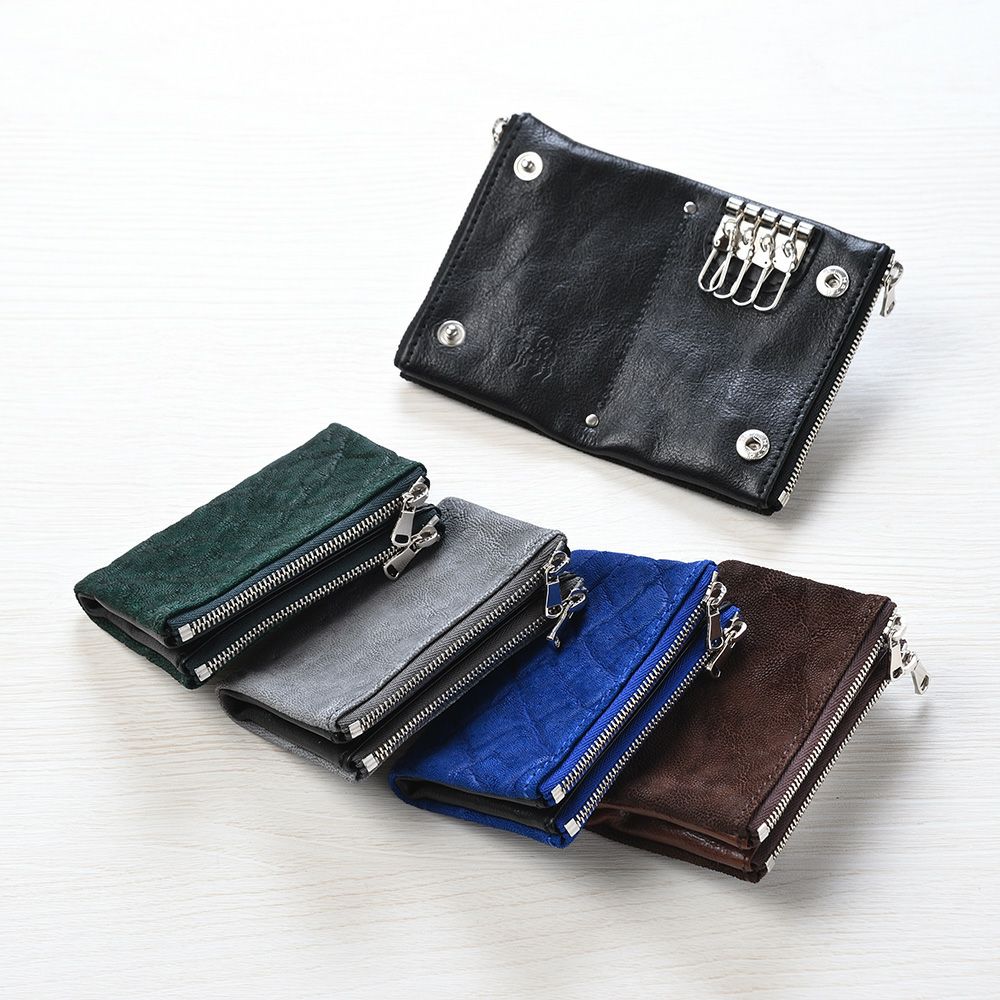 ズーのキーケース ELEPHANT Wzipper Keycase（エレファント ダブルジッパー キーケース） ZKC-032 ブラウン