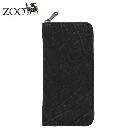 ズーの長財布 ELEPHANT Zip-around Long Wallet（エレファント ジップアラウンド ロングウォレット） ZLW-101 ブラック