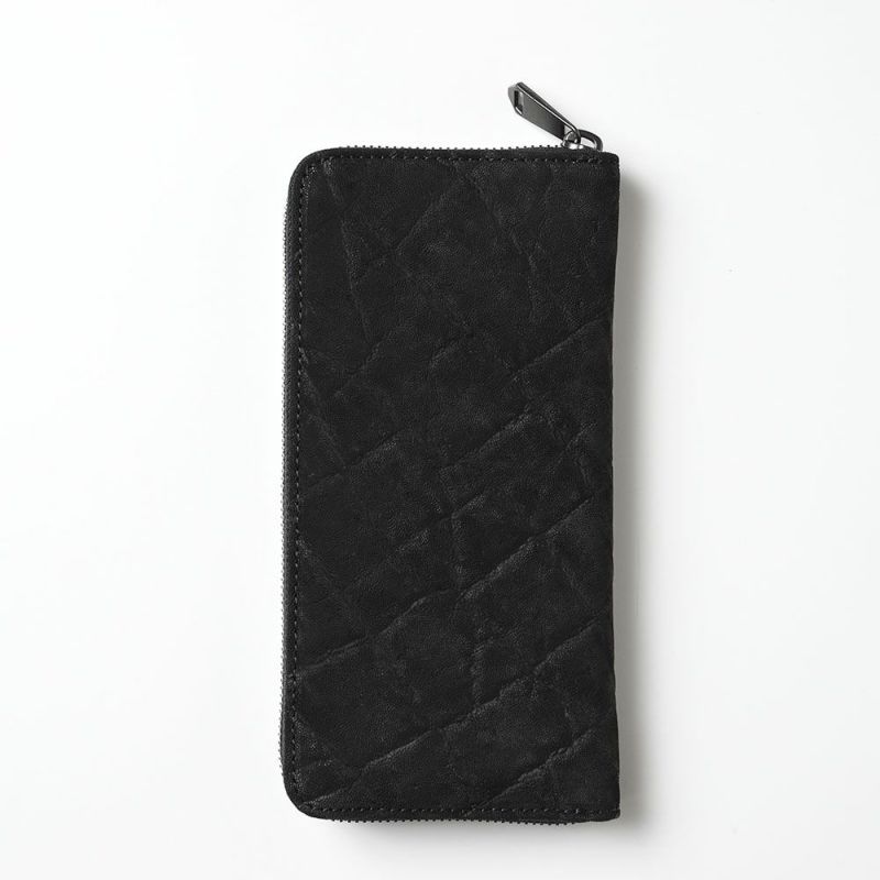 ズーの長財布 ELEPHANT Zip-around Long Wallet（エレファント ジップアラウンド ロングウォレット） ZLW-101 ブラック