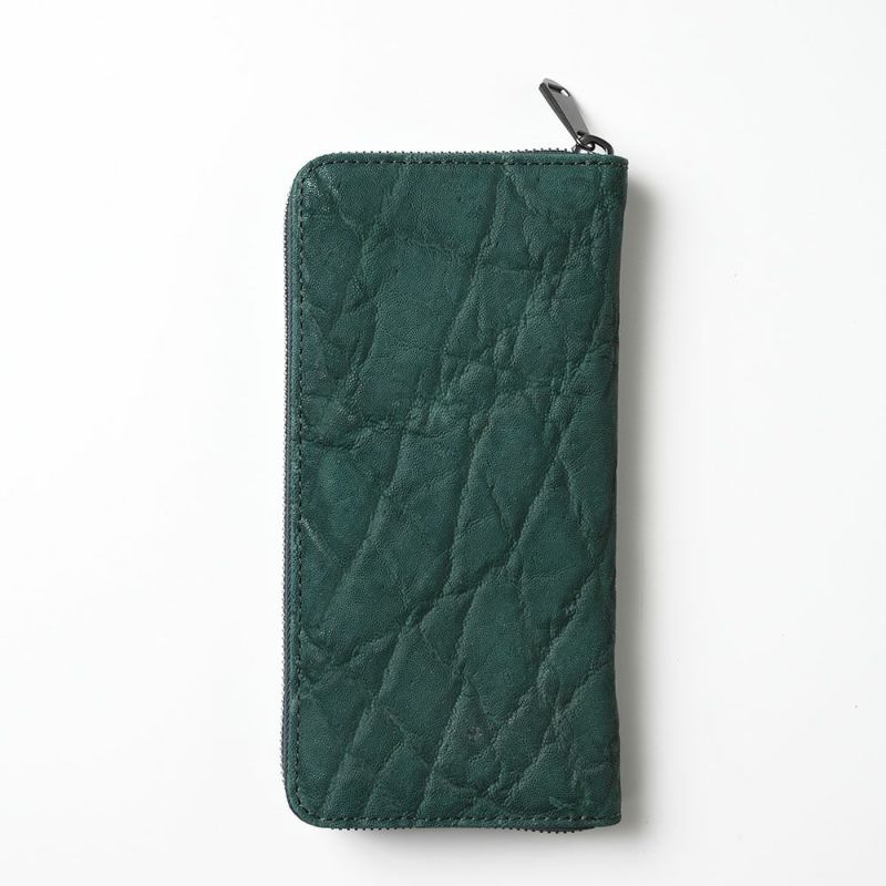 ズーの長財布 ELEPHANT Zip-around Long Wallet（エレファント ジップアラウンド ロングウォレット） ZLW-101 グリーン