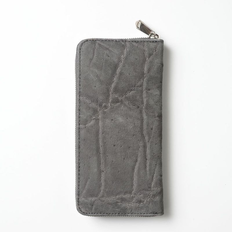 ズーの長財布 ELEPHANT Zip-around Long Wallet（エレファント ジップアラウンド ロングウォレット） ZLW-101 グレー