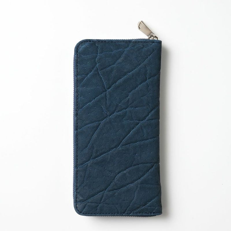 ズーの長財布 ELEPHANT Zip-around Long Wallet（エレファント ジップアラウンド ロングウォレット） ZLW-101 ネイビー