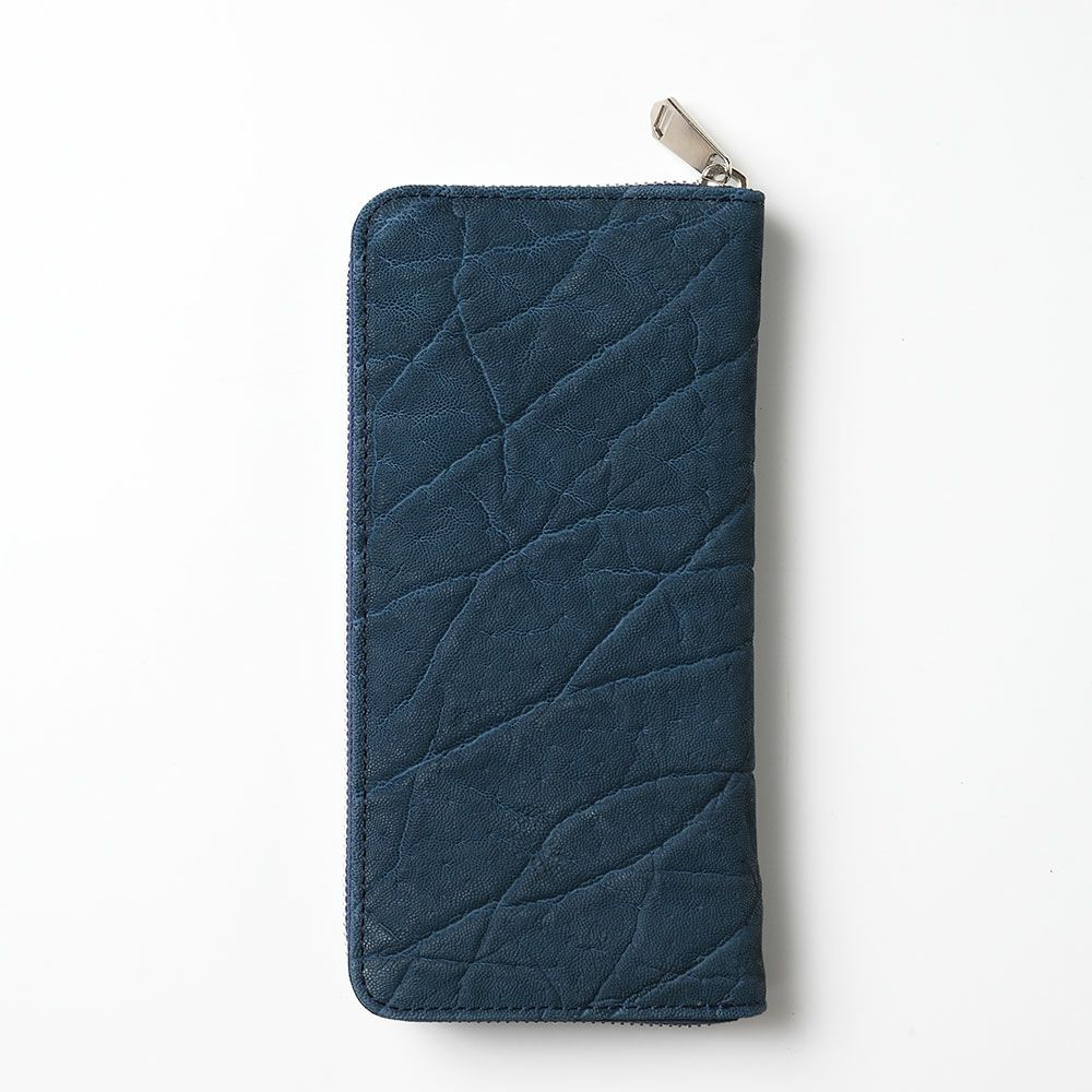ズーの長財布 ELEPHANT Zip-around Long Wallet（エレファント ジップアラウンド ロングウォレット） ZLW-101 ネイビー