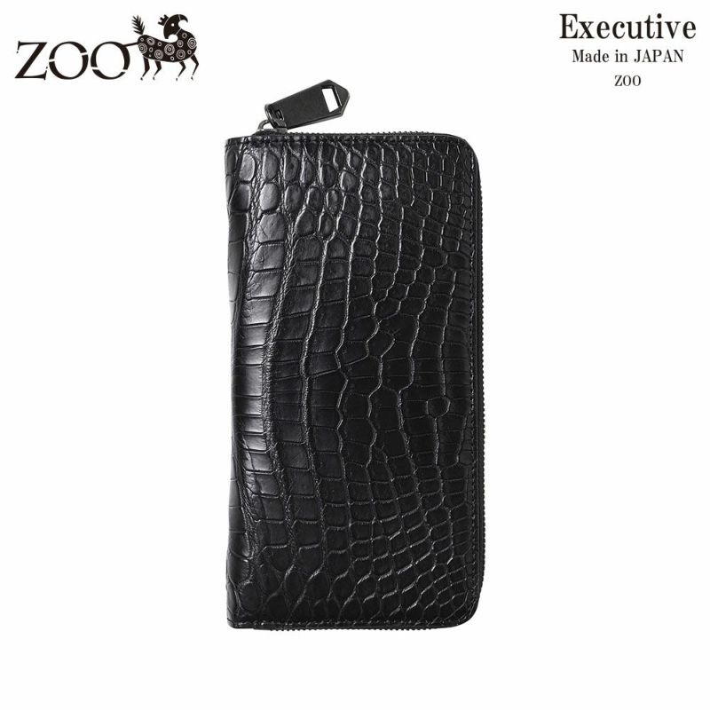 ズーの長財布 POROSUS Zip-around Long Wallet（ポロサス ジップアラウンド ロングウォレット） ZLW-150 ピアノブラック