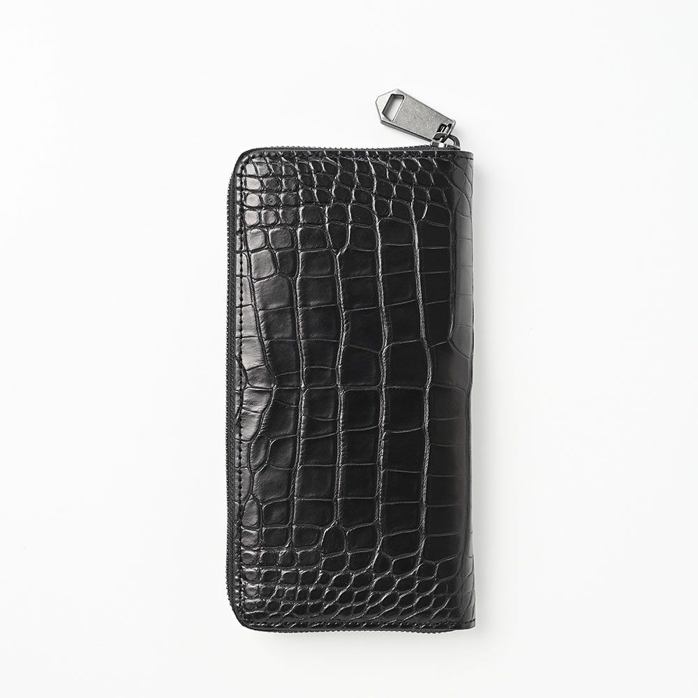ズーの長財布 POROSUS Zip-around Long Wallet（ポロサス ジップアラウンド ロングウォレット） ZLW-150 ピアノブラック