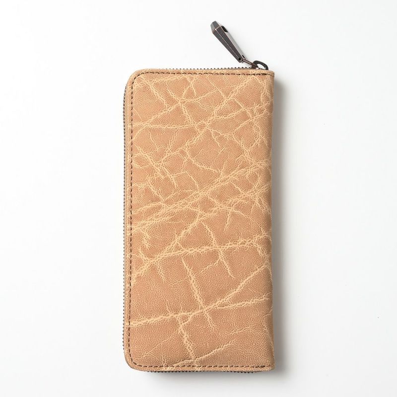 ズーの長財布 ELEPHANT Zip-around Long Wallet（エレファント ジップアラウンド ロングウォレット） ZLW-139 サンドベージュ