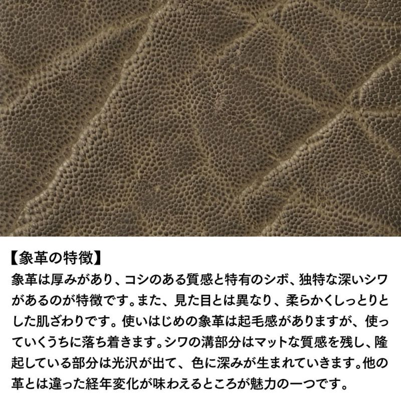 ズーの札入れ ELEPHANT Long Billfold（エレファント ロングビルフォード） ZLW-146 ボトルグリーン