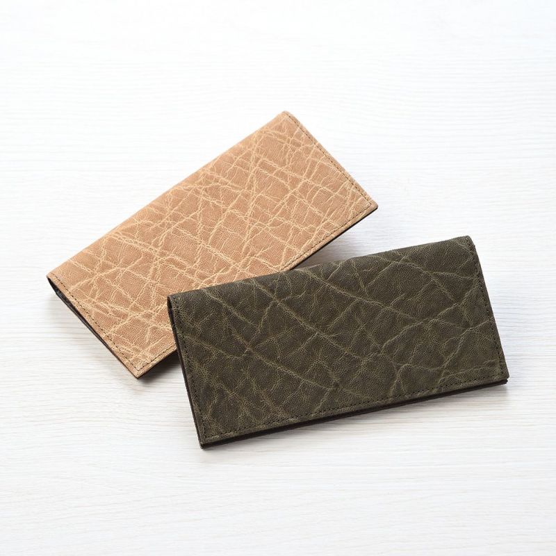 ズーの札入れ ELEPHANT Long Billfold（エレファント ロングビルフォード） ZLW-146 ボトルグリーン