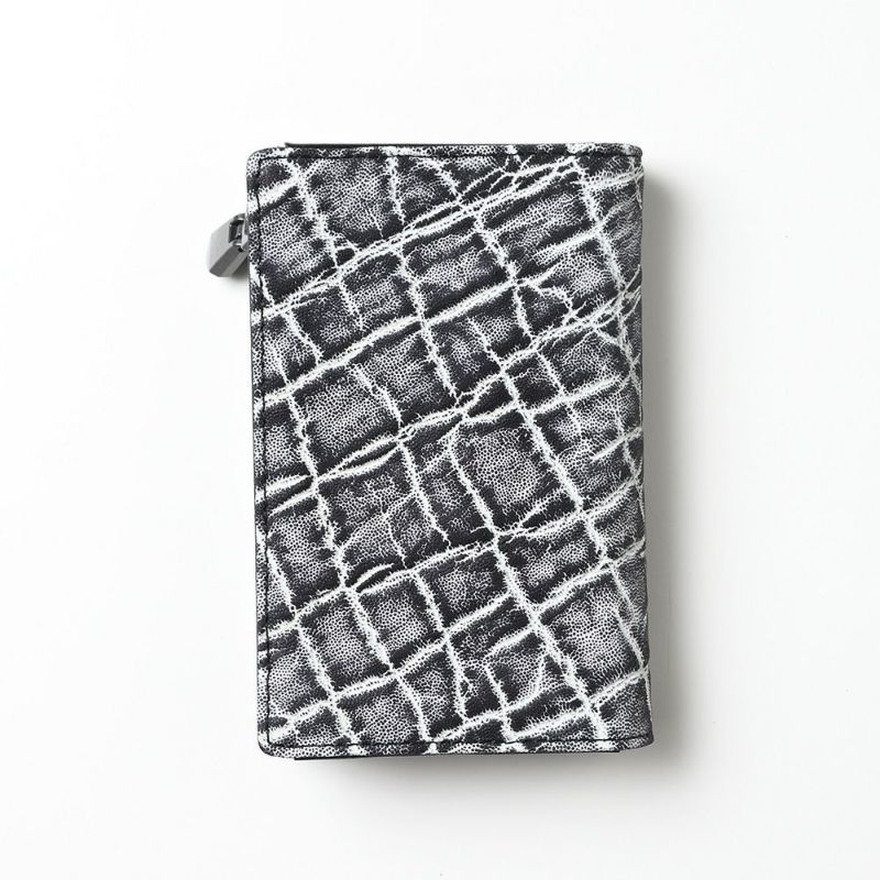 ズーの二つ折り財布 ELEPHANT Middle Wallet（エレファント ミドルウォレット） ZMW-029 ブラッククラッシュ