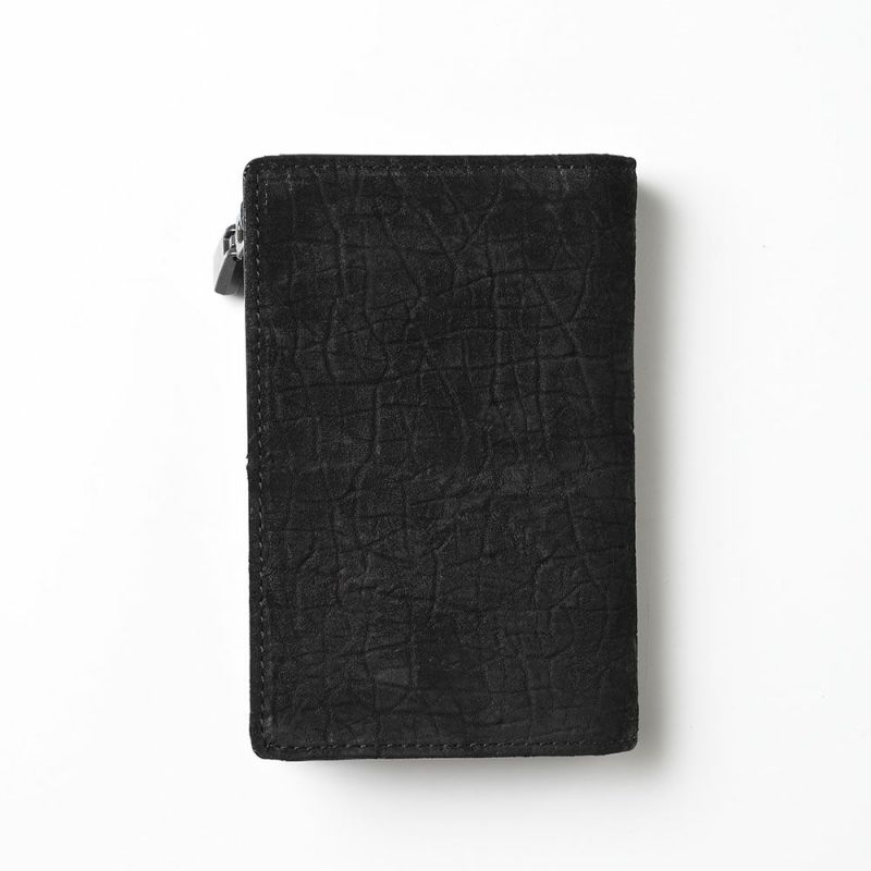 ズーの二つ折り財布 HIPPO Middle Wallet（ヒッポー ミドルウォレット） ZMW-033 ブラック