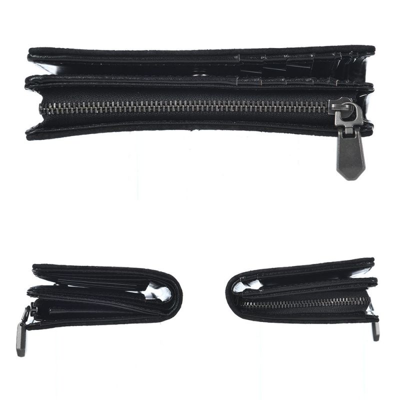 ズーの二つ折り財布 HIPPO Middle Wallet（ヒッポー ミドルウォレット） ZMW-033 ブラック