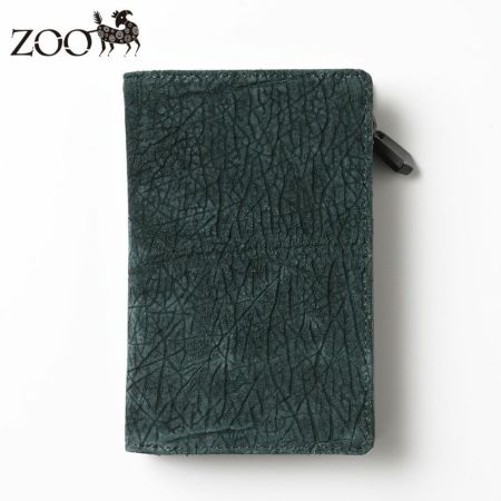 ズーの二つ折り財布 HIPPO Middle Wallet（ヒッポー ミドルウォレット） ZMW-033 グリーン