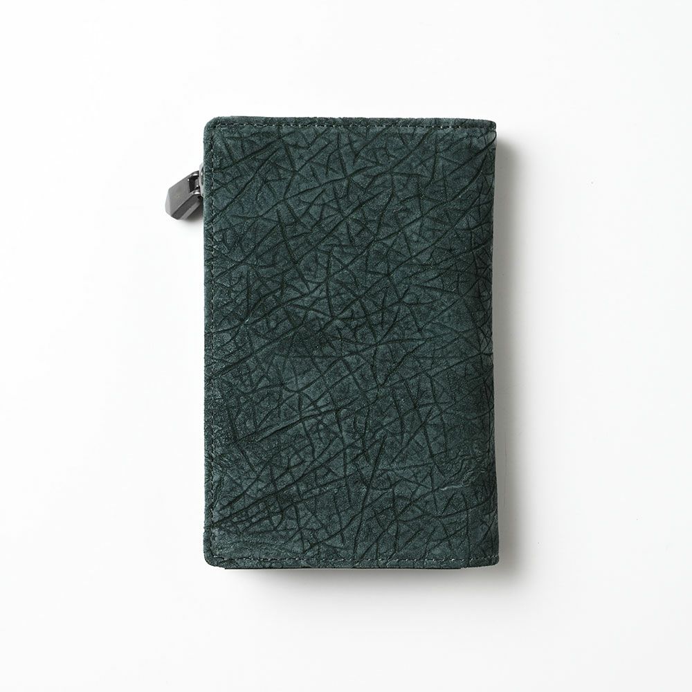ズーの二つ折り財布 HIPPO Middle Wallet（ヒッポー ミドルウォレット） ZMW-033 グリーン