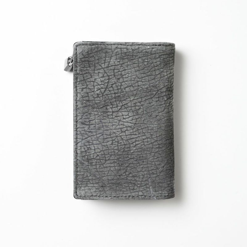 ズーの二つ折り財布 HIPPO Middle Wallet（ヒッポー ミドルウォレット） ZMW-033 グレー