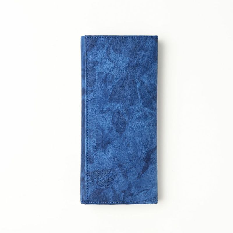 キクヒロの長財布 藍染 長財布 ディープブルー