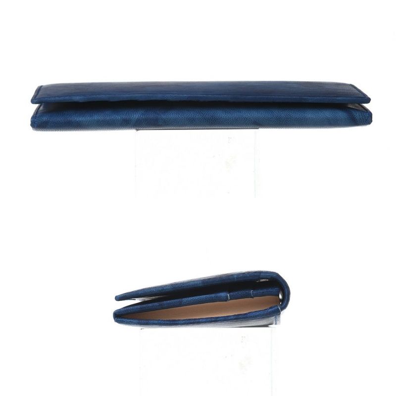 キクヒロの長財布 藍染 長財布 ディープブルー