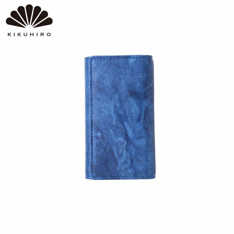キクヒロのキーケース 藍染 キーケース ディープブルー