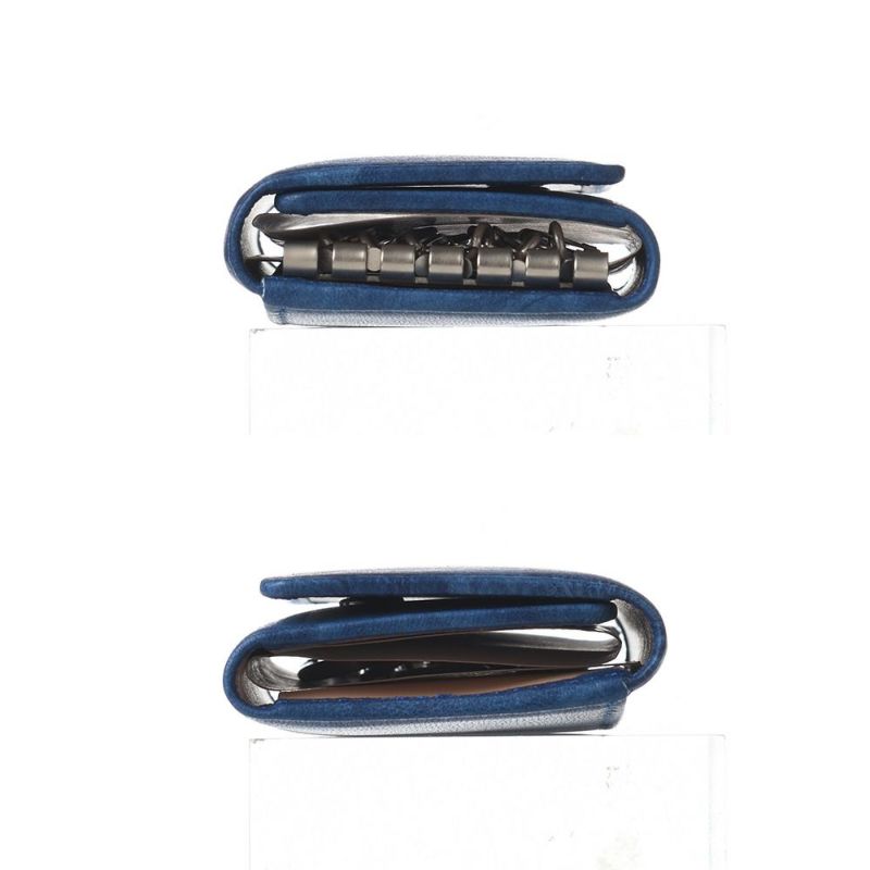 キクヒロのキーケース 藍染 キーケース ディープブルー