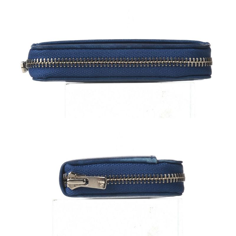 キクヒロのミニ財布 藍染 ミニ財布 ディープブルー