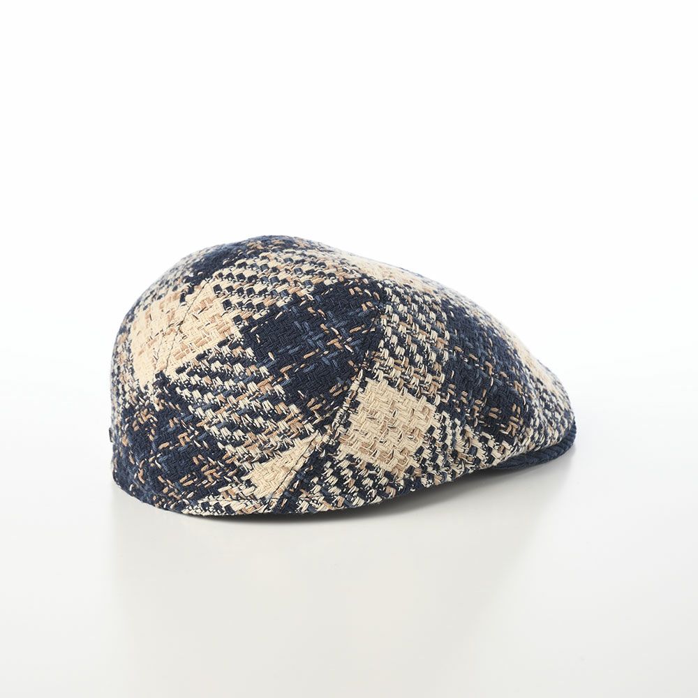 マローネのハンチング Check Stitch（チェックステッチ） BT1332 ダークブルー