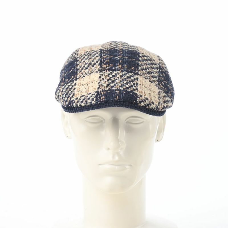 マローネのハンチング Check Stitch（チェックステッチ） BT1332 ダークブルー