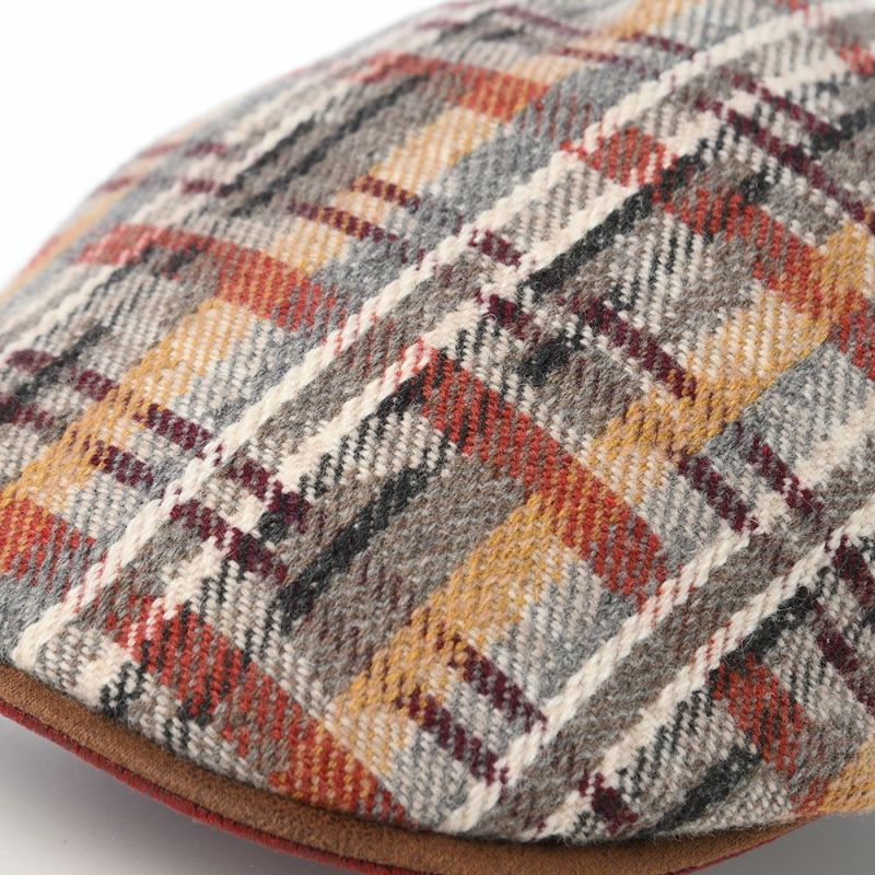 マローネのハンチング Madras Check Hunting（マドラスチェック ハンチング） BT1335 ベージュ